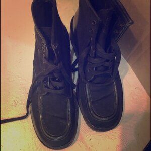 Gucci auth black combat boots reposh